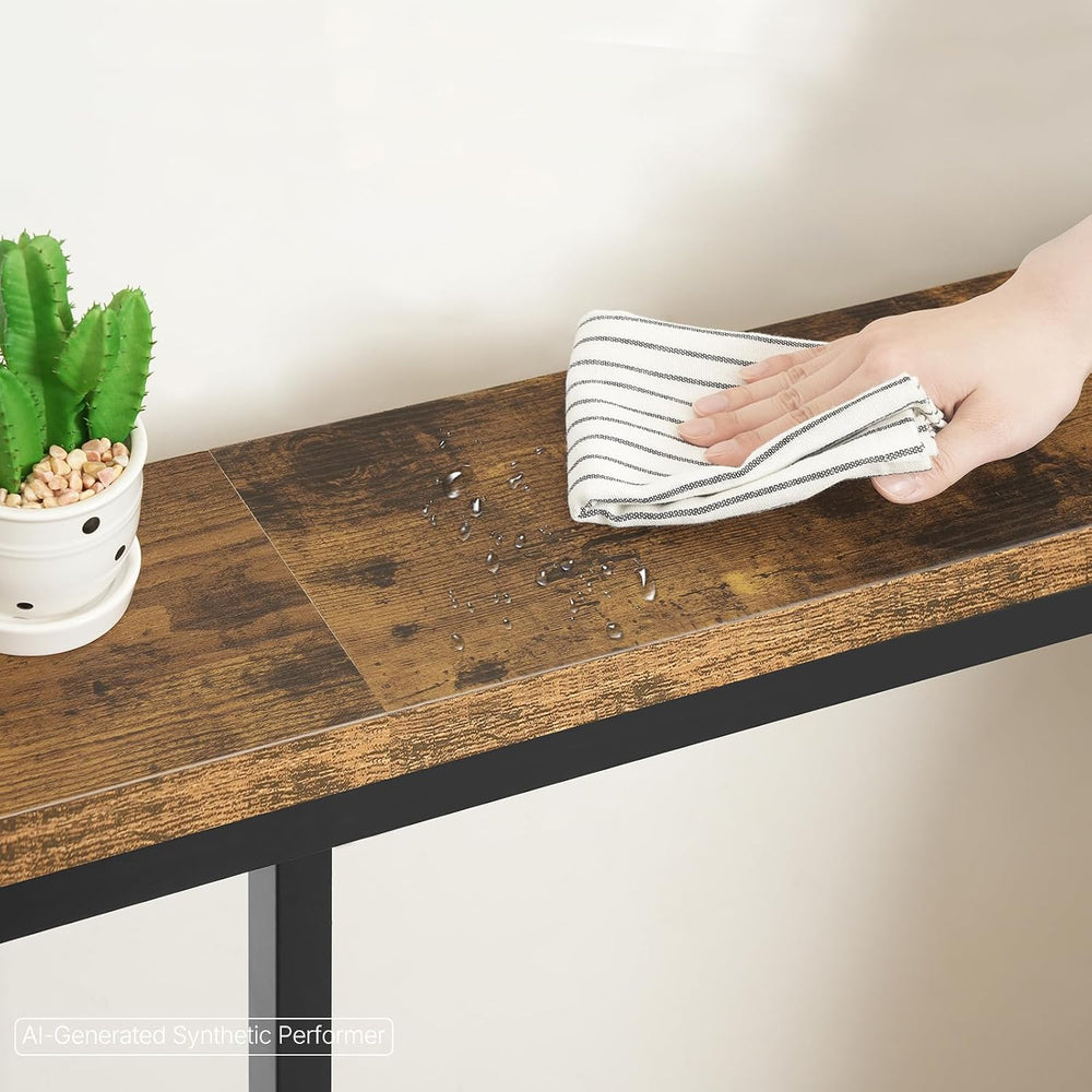 YATINEY 39.4" Console Table with Adjustable Height (27.6"-35.4&quot...