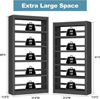 Book Shelf, 5-Tier Sturdy Bookcase, Adjustable Bookshelf, Large Capacity per Shelf, Modern Book Cases for Living Room, Home Office, Garage, Ideal for Home Organization & Stylish Upgrades