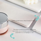 2 Pcs Water Absorbing Stone Trays, Kitchen/Bathroom Sink Soap Dish, Diatomite Tray Used for Hand Soap & Cosmetic Bottles in The Modern Home, 3.15" W x 11.8" L, White