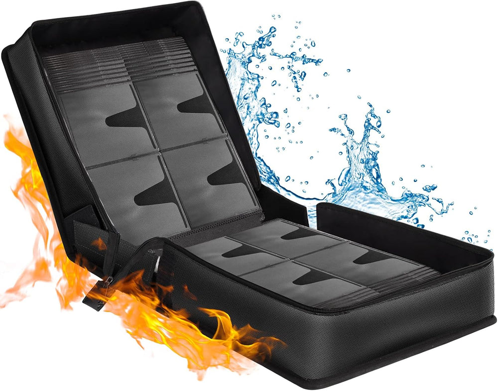 ENGPOW Fireproof CD Case, CD/DVD Storage Box,400 Capacity CD Binder DVD Stora...