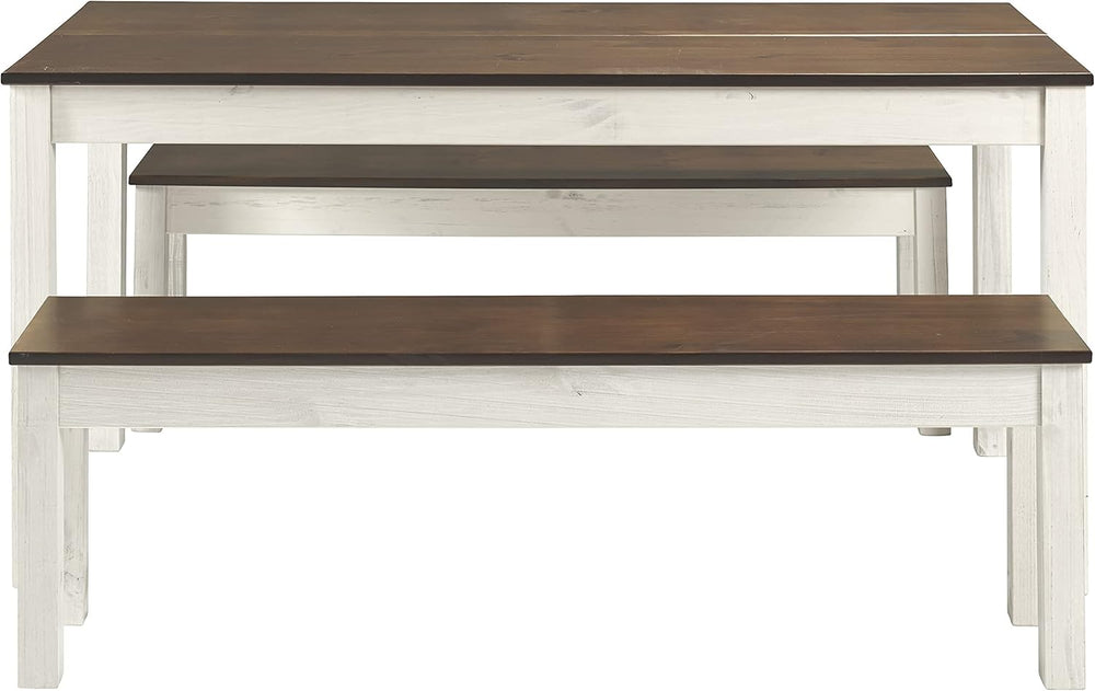 Furniture Dash - Wood Bench - Entryway Bench - Dining Bench - 53.15" W, ...