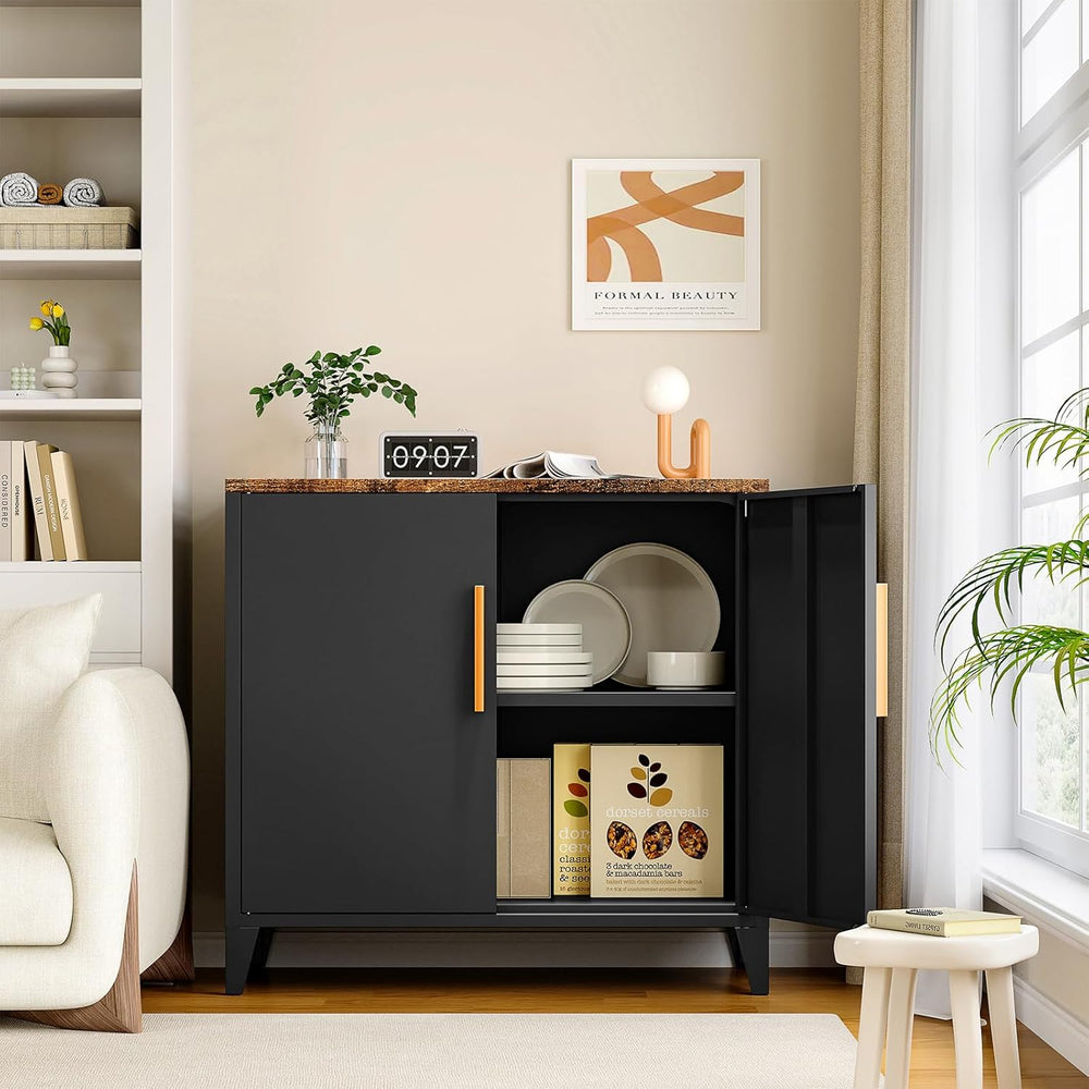 STANI Coffee Bar Cabinet with Storage,Small Kitchen Storage Cabinet,Pantry Ca...