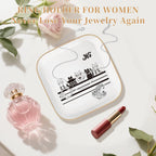 Cat Lover Jewelry Dish Tray Gifts for Women Sister Mom Friend Girls.Cat Ring Holder, Cute Ring Organizer for Birthdays Christmas (CAT)