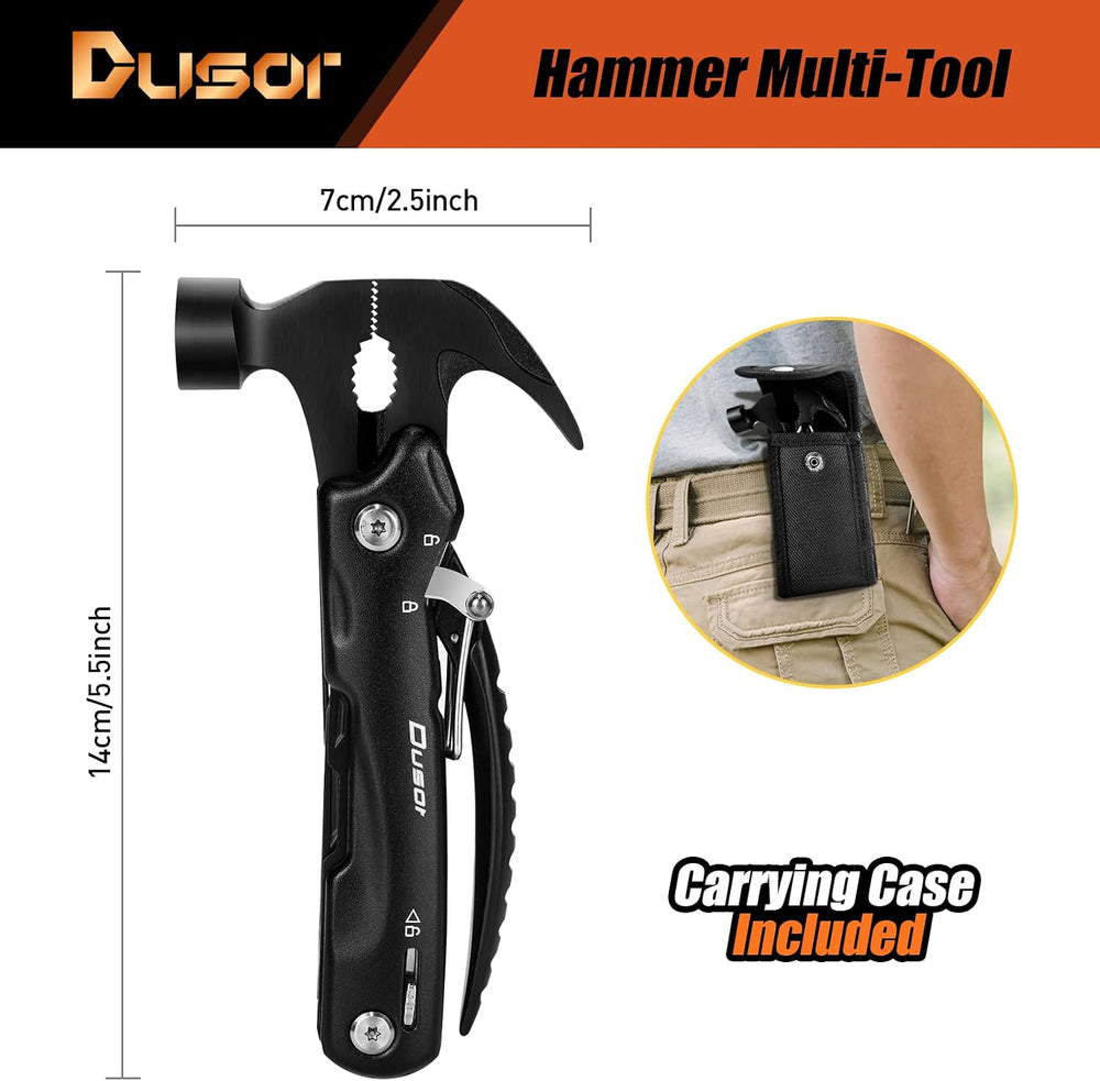 Gifts for Men 12 in 1 Hammer Multitool, Cool Gadgets for Husband