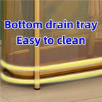 Metal Umbrella Holder, Umbrella Rack with Non-slip Pads, Umbrella Stands with Hook, Freestanding Umbrella Basket for Entryway, Living Room(Gold)