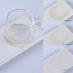 2 Pcs Water Absorbing Stone Trays, Kitchen/Bathroom Sink Soap Dish, Diatomite Tray Used for Hand Soap & Cosmetic Bottles in The Modern Home, 3.54" W x 9" L, White