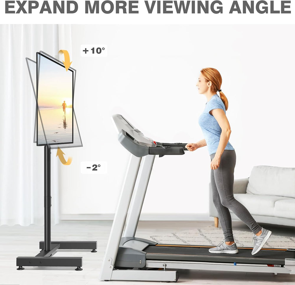 TVON TV Floor Stand for 13-50 inch LCD LED Flat/Curved Panel Screen TVs up to...