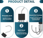 Multi-Purpose Rotatable Belt Hanger & Organizer for Closet - Space-Saving Storage for Belts, Bras, Hats, Tank Tops, Ties, Scarves, and Purses