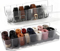 Belt Storage,2-Piece Set with Transparent Belt Rack and Adjustable Divider for Storing Underwear,Socks,tie Drawers and wardrobes