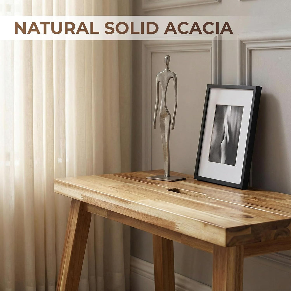 ARROWSTONE Solid Wood Bench for Entryway, Make Up Bench, Bed Bench, Dining, P...