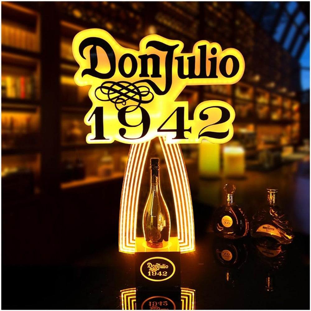 Customizable Logo Glowing Wine Bottle Display Stands Acrylic Bottle Display S...