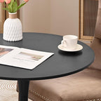 3-Pieces 31.5" Round Dining Table Set for 2, Black Dining Table & Velvet Upholstered Dining Chairs Set of 2 for Kitchen Dining Room Apartment Small Space(Black Table & Khaki Chairs)