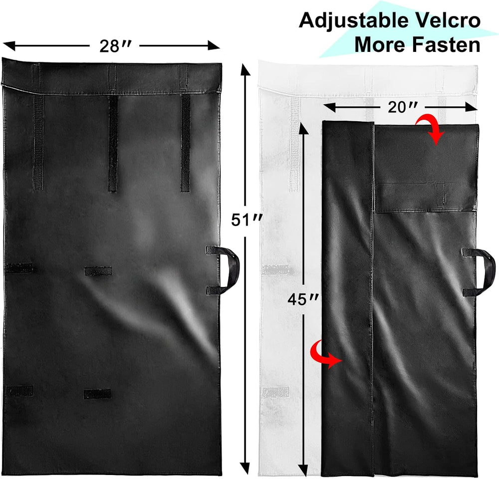 Table Leaf Storage Bag Padded 2 Pack, Adjustable Closure, 51x 28in | Heavy Du...