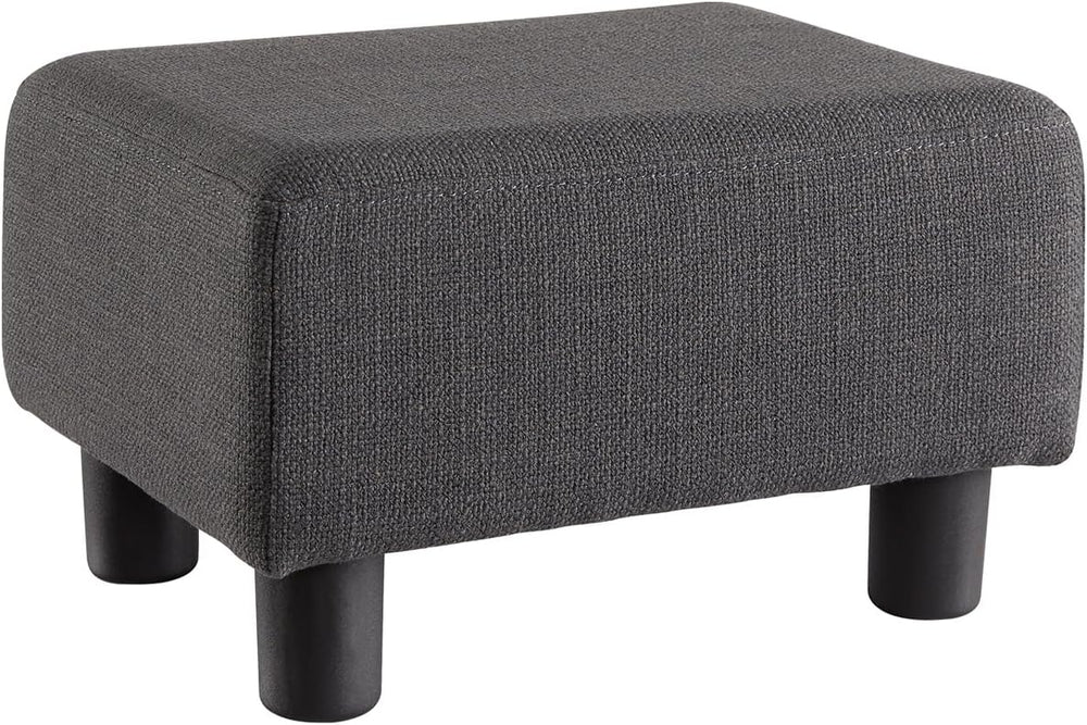 O2B Modern Foot Stool, Boucle Stool Footrest Ottoman, Upholstered Rectangular...