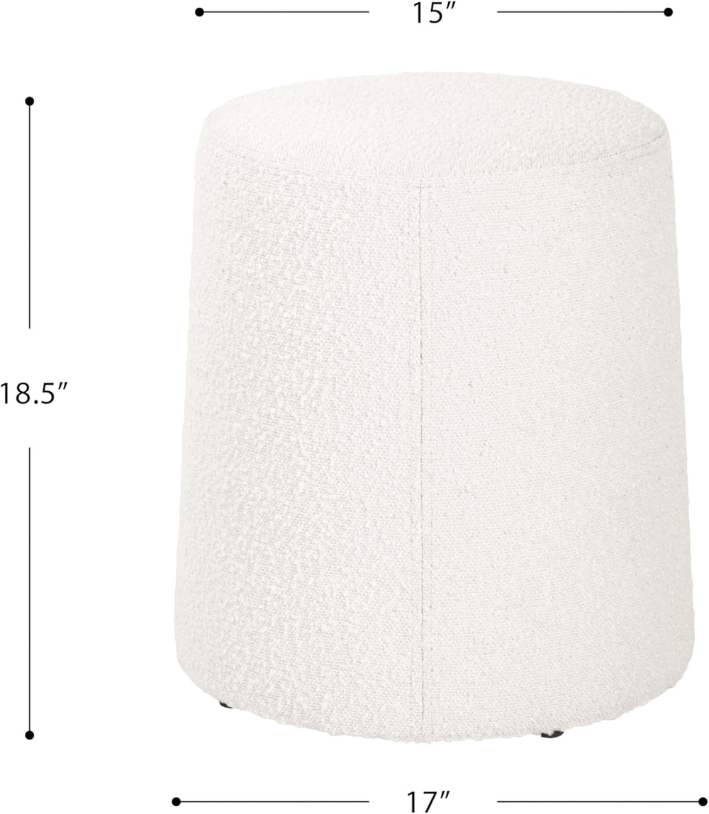 HomePop Organic Shape Ottoman (No Lid, Seat Only) | HomePop Home Décor | Roun...