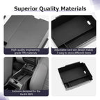 LUWU 2025 K4 KIA Center Console Organizer Compatible with 2025 Kia K4 LX/LXS/EX/GT-Line/GT-Line Turbo Accessories Armrest Console Organizer Armrest Insert Tray 2025 Kia K4 Black-Trim