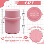 Original Canned Dog Food Storage Container | Silicone Can Cover Pet Food Sealer | BPA Free, Airtight, Dishwasher & Freezer Safe (Pink)