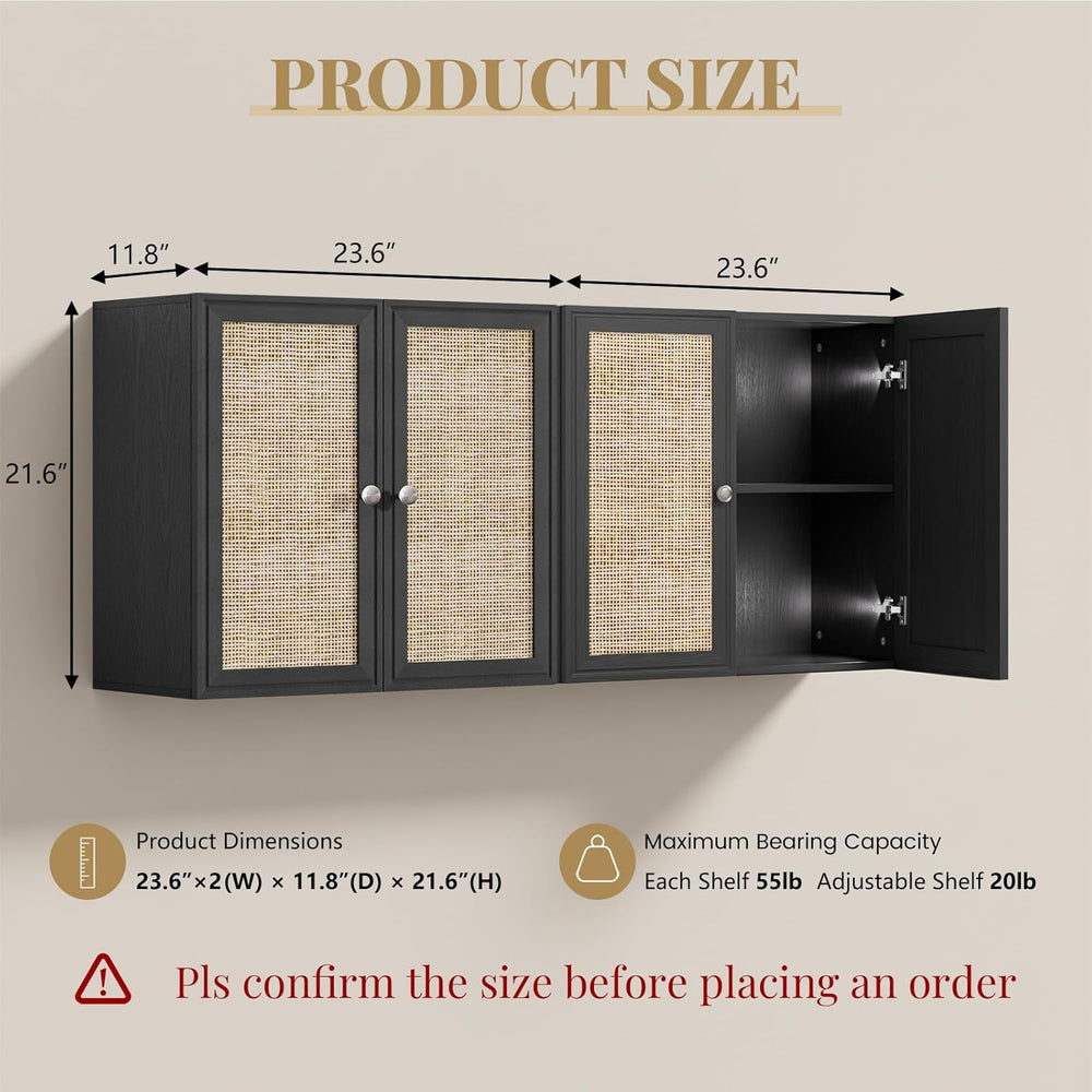 Laundry Room Cabinets with Lights, 24INCH Bathroom Cabinets Wall Mounted with...