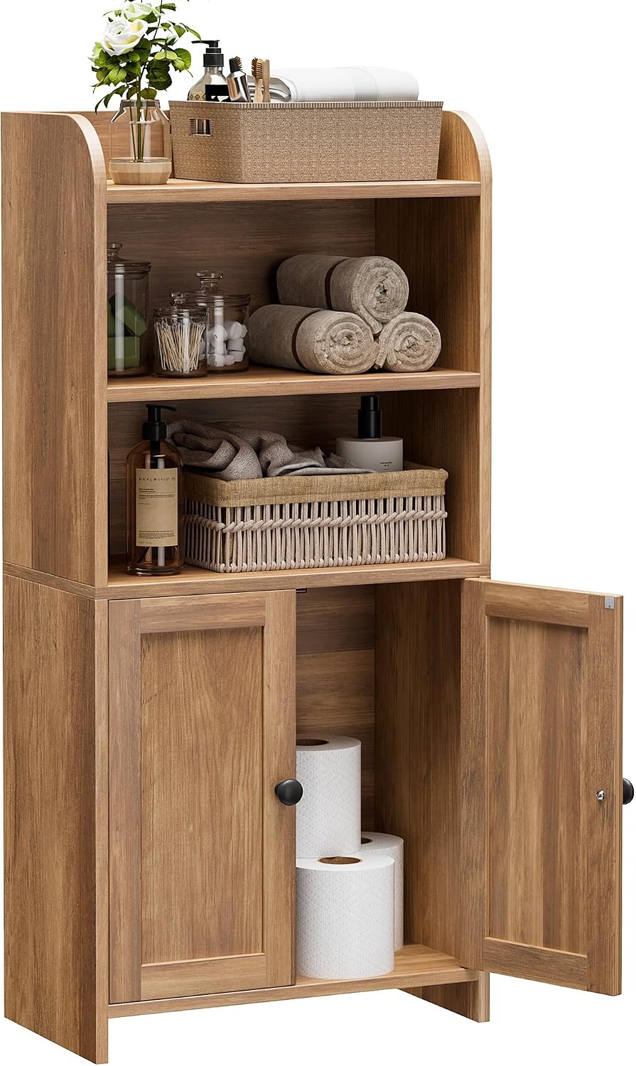 Small Bathroom Storage Cabinet, Toilet Paper Storage Cabinet