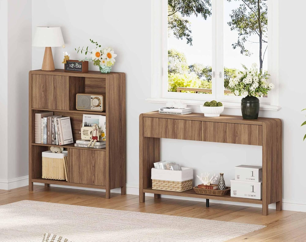 FATORRI Console Sofa Table for Entryway, Wood Foyer Tables for Living Room, F...