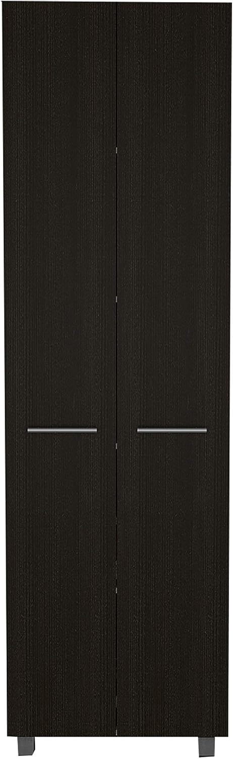 23.6" D*14.5" W*78.7" H Freestanding Kitchen Pantry with 4 She...