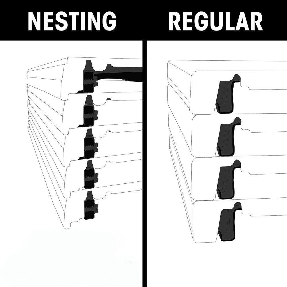 LIFETIME 280478 Commercial Nesting Folding Table, 4-Foot