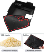 SKTU for 2020 2021 2022 2023 2024 2025 2026 Toyota Corolla Center Console Organizer 2023 2024 2025 2026 Corolla Accessories Center Console Tray Insert Organizer ABS with USB Hole and Coin Holder (Red)