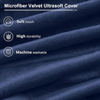 Bean Bag Chairs for Teens - Bean Bag Chair Convertible Bean Bag Bed - Small Beanbag Chair with Micro Fiber Cover/Furniture Foam Filler - Floor Couch Sofa in Bedroom Dorm Room - Youth Navy Blue