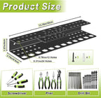 Screwdriver Holder Wall Mount,Heavy Duty Metal Utility Bit Organizer for Screw driver Pliers Drill Bits Small Tools,Screwdriver Organizer Suitable Garages Homes Workshops Sheds (54 holes 1pc)