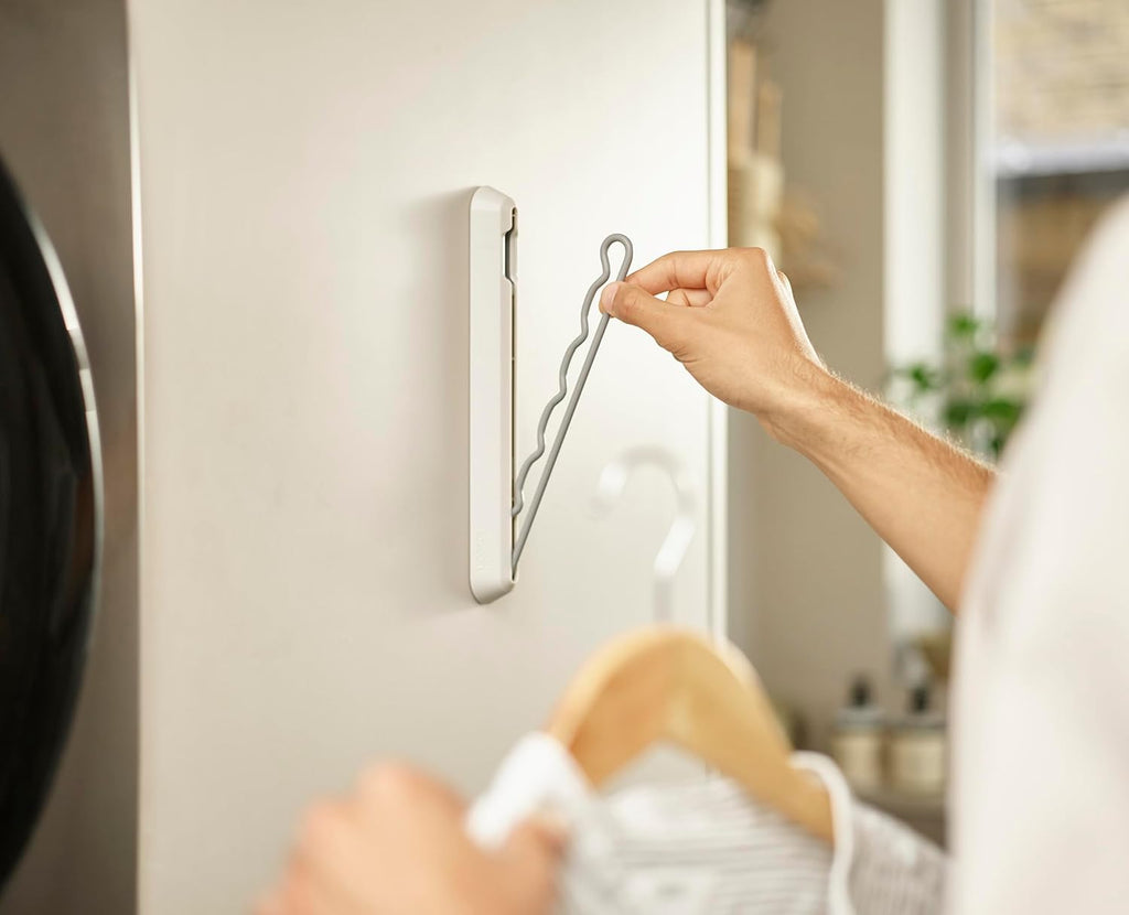 Joseph Joseph Orderly Foldaway Clothes Rail, Clothes Dryer, Laundry Ironing Drying Rack, Holds up to 5 Hangers