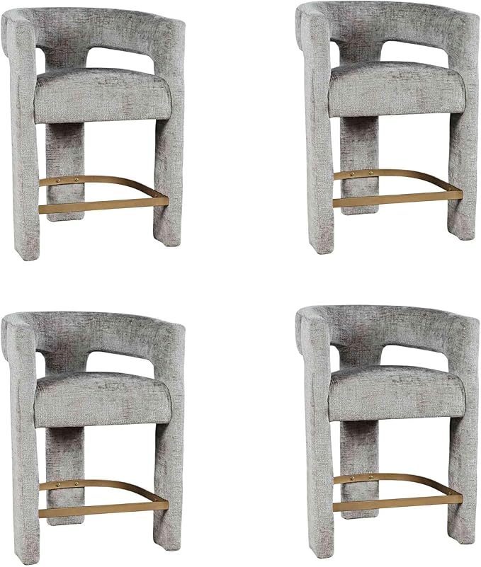 Jofran Upholstered Counter Stool with Arms – Versatile Barstools – Stylish Se...