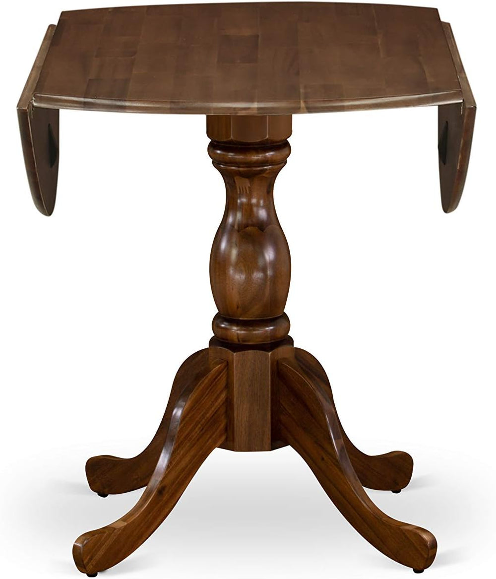 East West Furniture DMT-AWA-TP Dublin Kitchen Dining Table - a Round Wooden T...