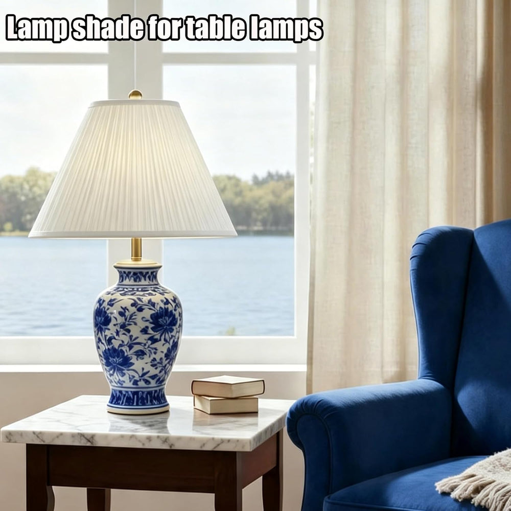 6" Top x 17" Bottom x 11 1/2" Slant Height Lamp Shades for Tab...