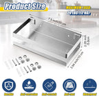 Lallisa 2 Pieces Stainless Steel Shelf Bathroom Shower Floating Shelves Wall Mounted Shower Caddy Basket Shelf Storage Organizer Shelves for Bathroom, Kitchen, Living Room (7.87 Inches/ 20 cm,Silver)