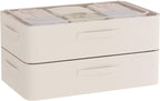 Under Bed Storage Bins Frame Storage Box Oxford Fabric Sturdy Underbed Container Foldable Stackable Large Capacity Clothes Organizer