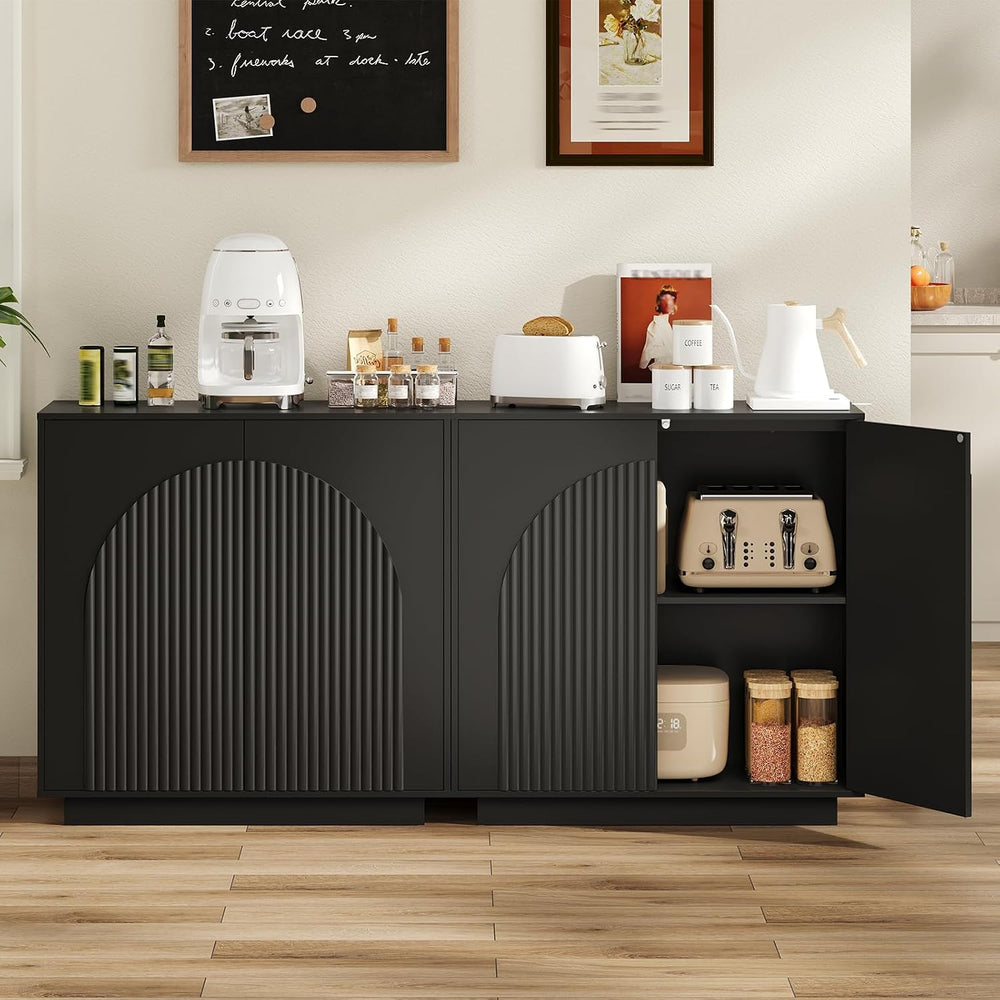Buffet Cabinet, Sideboard Buffet Cabinet with Storage, Coffee Bar Cabinet, Pu...