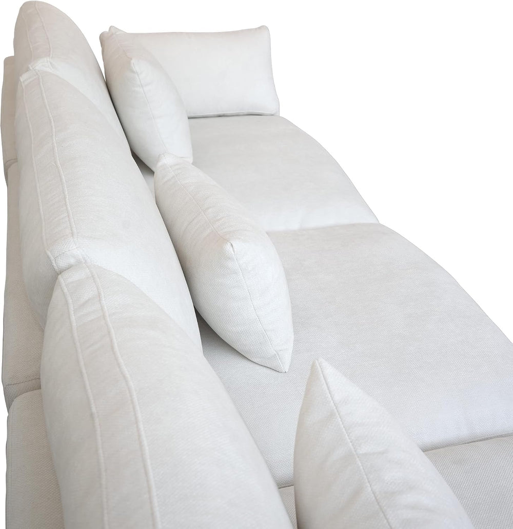 Cloud Couch Modular Sectional Sofa,82.68" Oversized LoveSofa, Down Fille...