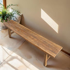 Narrow Bench For Entryway Slim Farmhouse Indoor Wood Rustic Noodle Bench Vintage Dining Table Skinny Hallway Shoe Benchs End Of Bed 19.6/39.3/62.9/70.8 Inch Length For Bedroom & Living Room Kitchen(31