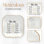 Christian Gifts for Women - You Are 4"x4" Ceramic Jewelry Dish Tray | Appreciation Gifts, Christian Gift, Gold Trim Design, Ring Dish for Women, Desk Vanity Decor, Polished Finish