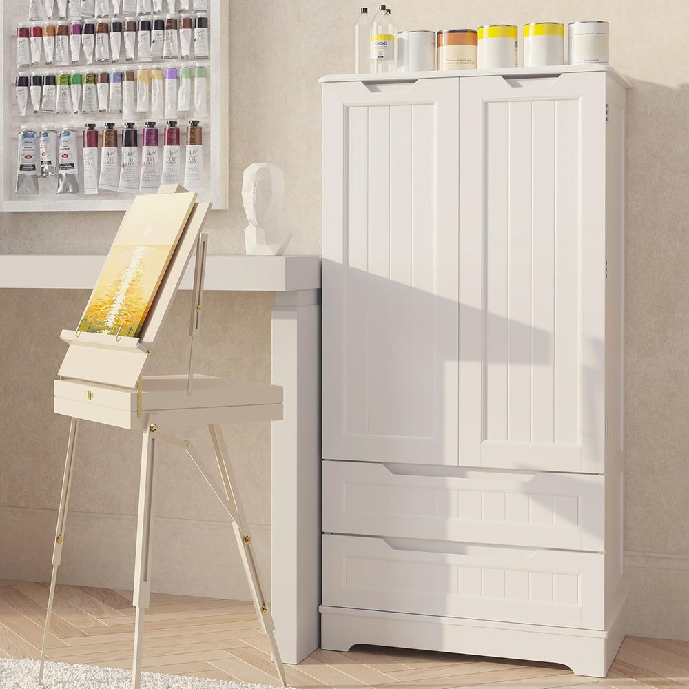 Gizoon Kitchen Pantry Cabinet with Drawers for Ding Room, 47" Small Food...