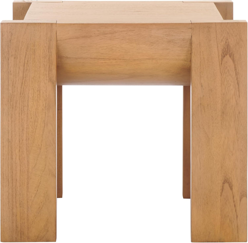 SAFAVIEH Couture Collection - Jessandria Natural Brown Accent Table, Contempo...
