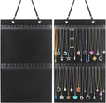 Caffox Hanging Necklaces Holder, Large Jewelry Organizer for Necklaces, Bracelets, and Ankles, Necklaces Display Storage Hanger for Wall, Closet and Door