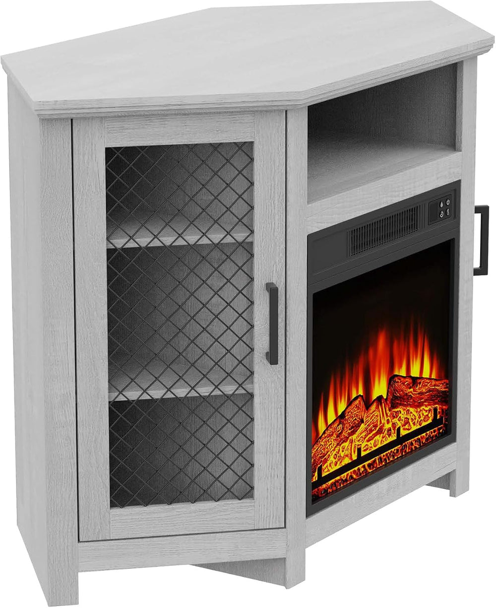 47" Corner Fireplace TV Stand Up to 55" TVs with 18" Electric ...