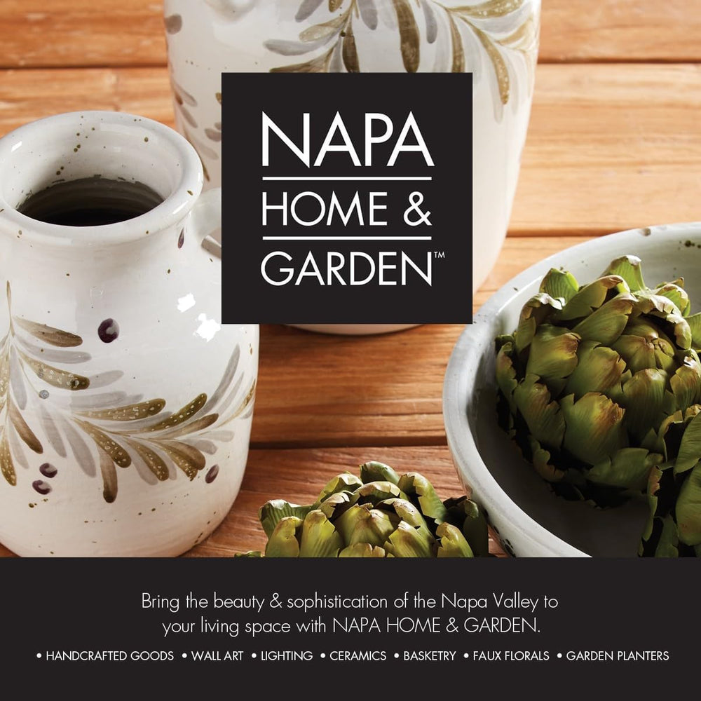 Napa Home & Garden Jute Round Pouf - Natural Jute & Foam Cotton - Fir...