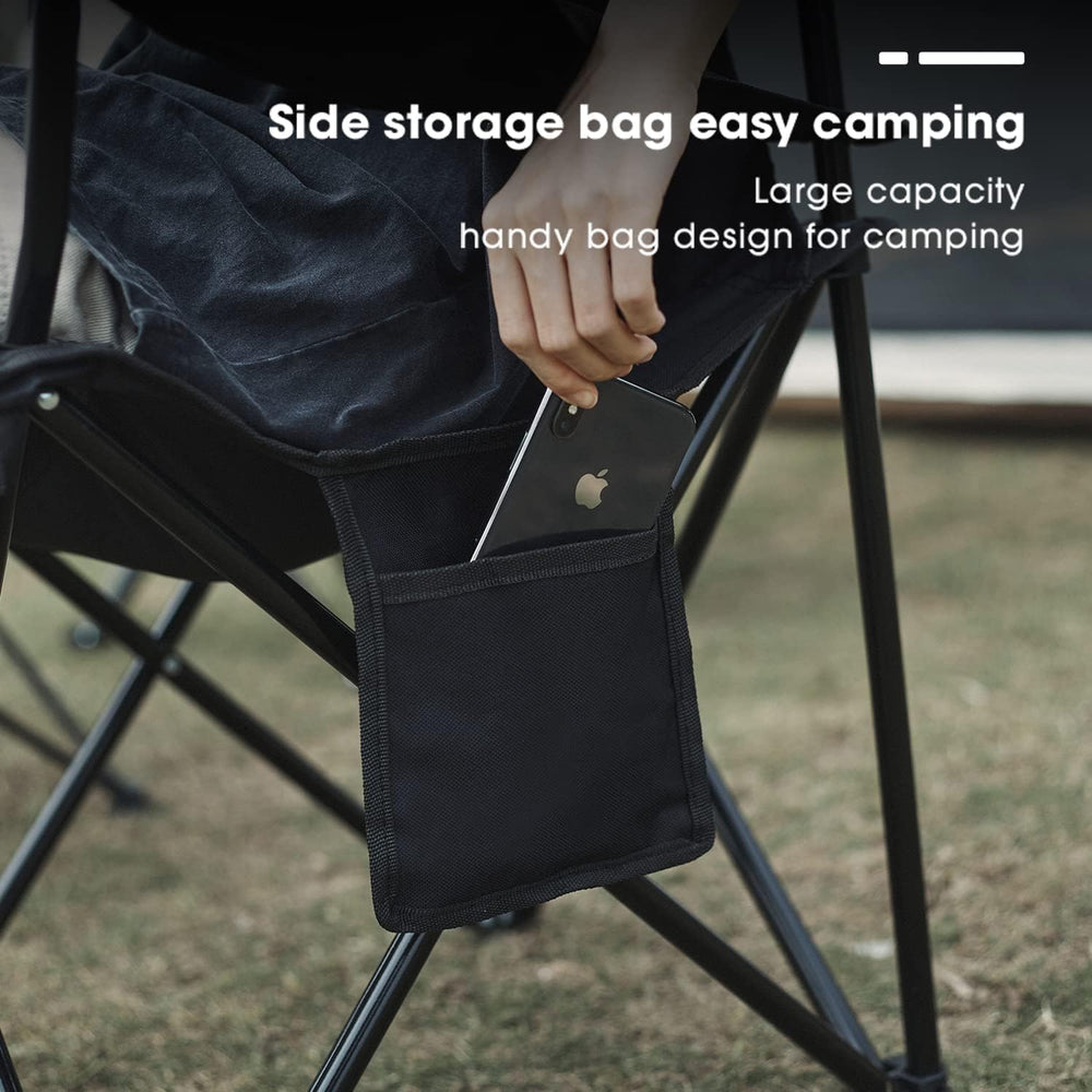 Damei century 4Pack Folding Camping Chairs, Portable for Beach, Lawn | Lightw...