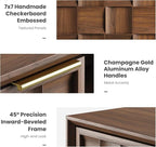 COLAMY TV Stand with Two Doors, Entertainment Center 59" with Adjustable Shelves and Storage, Mid-Century Modern TV Stand for 50/55/65 inch TV, Media Console Cabinet for Living Room, Bedroom Walnut