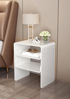 Clear Acrylic 3-Tier End Table/Nightstand – Sleek Bedside Storage with Durable Design, Perfect for Bedrooms, Living Rooms, or Modern Interiors – Ideal as a Bedside Table or Sofa Side Piece