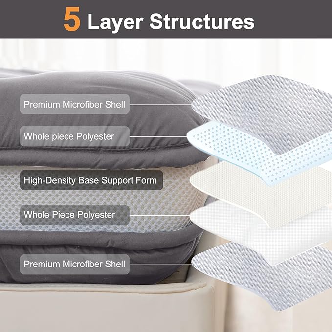 Japanese Floor Mattress, 4" Japanese Futon Mattress, Foldable & Portable Shiki Futon (shikibuton), Roll Up Thicken Sleeping Tatami Mat Sleeping Pad for Camping (Grey, 39 x 80)