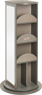 ECR4Kids Rotating Dress-Up Carousel Costume Organizer, Montessori Furniture, Grey Wash