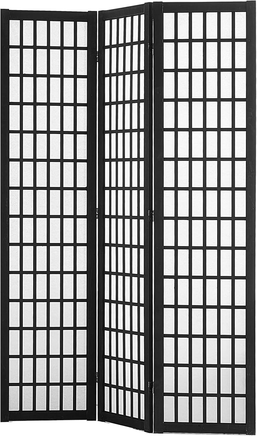 VEVOR Room Divider, 3 Panel Japanese Room Divider, Wood Folding Privacy Scree...